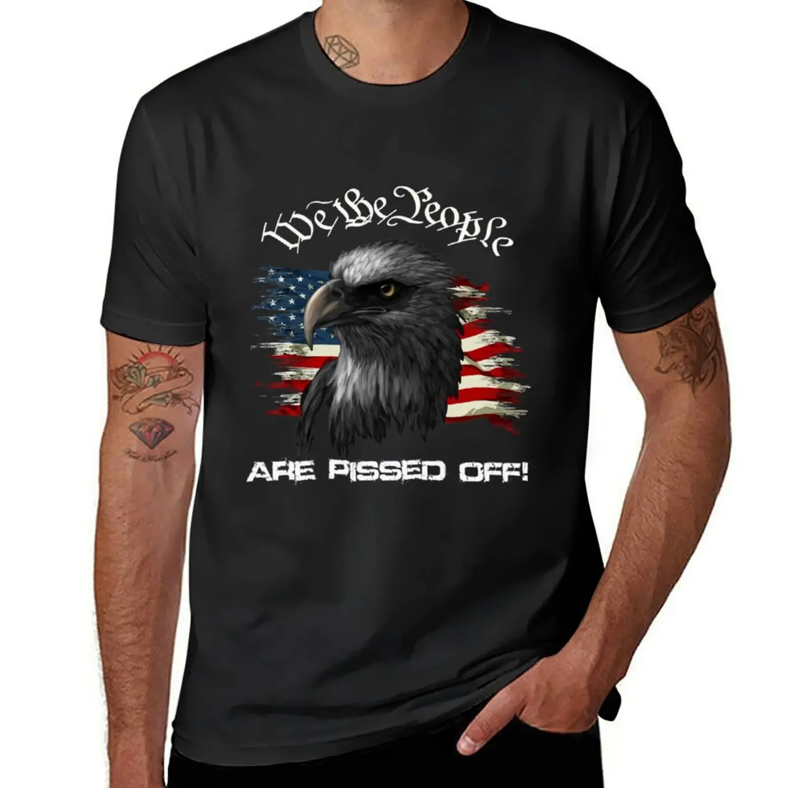 

We the People are Pissed Off T-Shirt anime cheap stuff T-shirts for men cotton