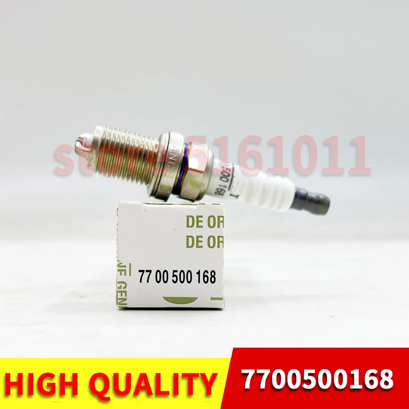 Vela de ignição normal para Renault, SANDERO, STEPWAY, LOGAN, TÁLIA, TWINGO, Clio II, Kangoo, 1.2L, 1.4L, 1.6L, 1997-2001, 7700500168, 4 PCes