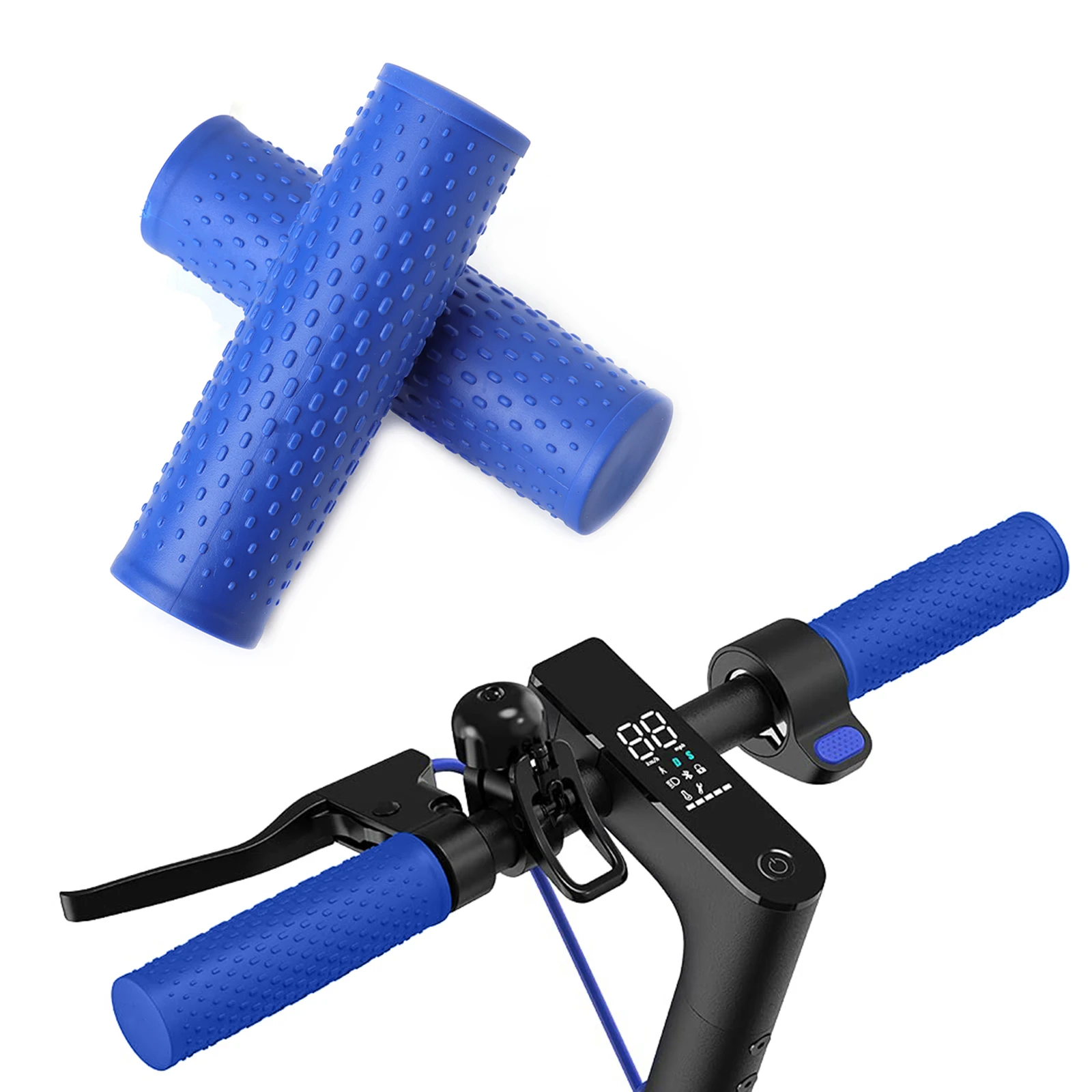 Coloured Handle Grips For Xiaomi M365 1S Pro Pro2 Electric Scooter Handlebar Sleeve Non-slip Rubber Silicone Cover Parts