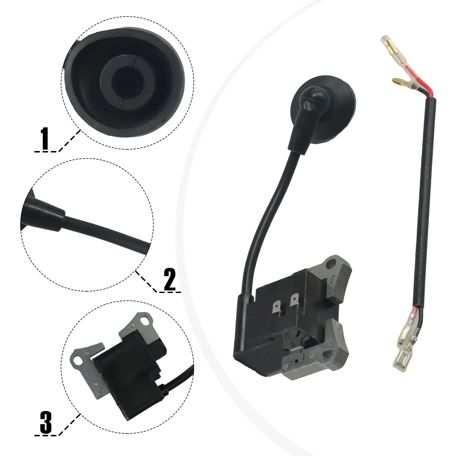 Electronic  For Ignition Coil 1E34F-2E 1E34F-2E 1E34F-2E.3 For Kasei TLE26 CG260 BC260 Brush Cutter Trimmer Magnetor Stator
