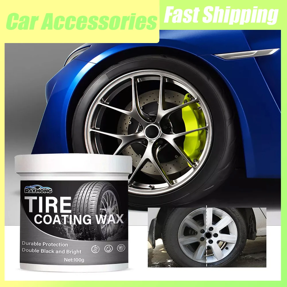 

1pc Universal Car Wheel Stain Remover Tool Car Rim Brightener Protector Paste Car Tire Cleaner Paste Auto Wash Accessories