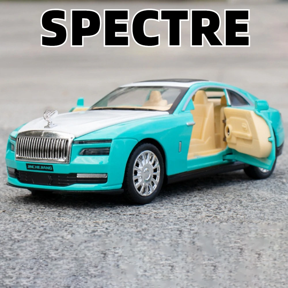 Spectre Dawn Automodell im Maßstab 1:32, Spielzeug, Legierungskörper, Musik, Licht, Türen zurückziehen, geöffnete Fahrzeugmodelle, Sammlung, Geschenke für Kinder