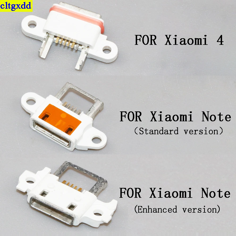 

cltgxdd 2piece is suitable for Xiaomi 4/Xiaomi Note socket connector standard version enhanced version Xiaomi Note tail plug