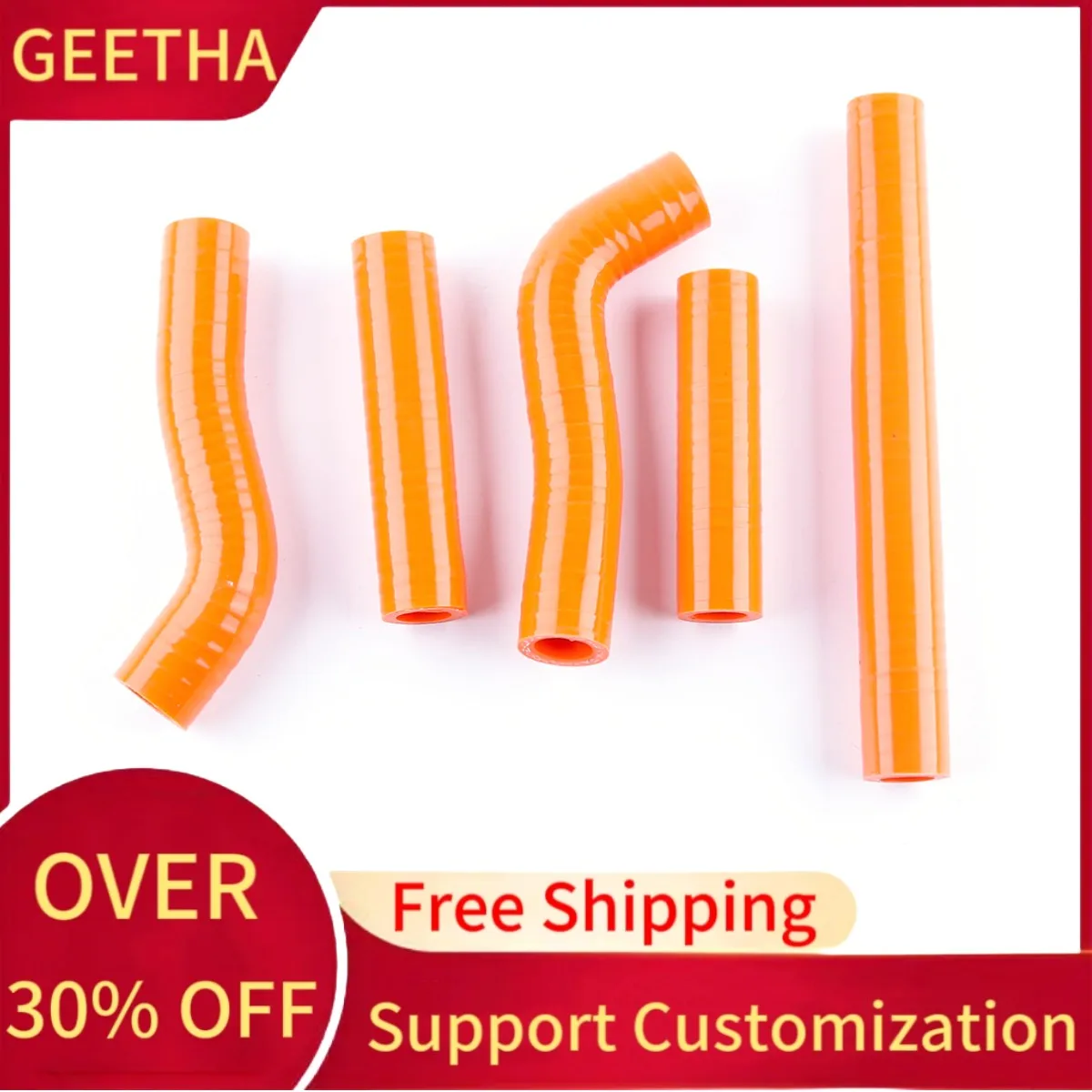 For KTM 250 EXC-F / XC-F 2006 2007 Silicone Radiator Hose Pipe Kit