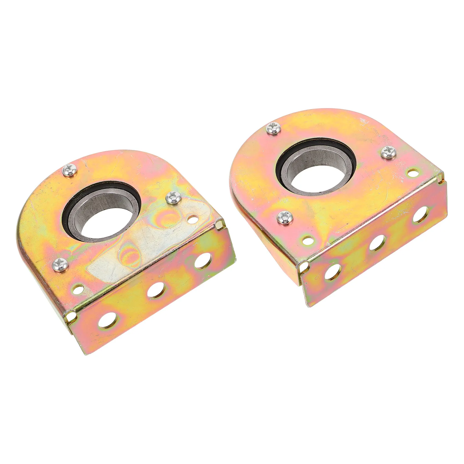 

2Pcs Greenhouse Ventilation Fan Bearing Housing Iron Material Pulley Block Fan Shaft Support Easy Installation Universal
