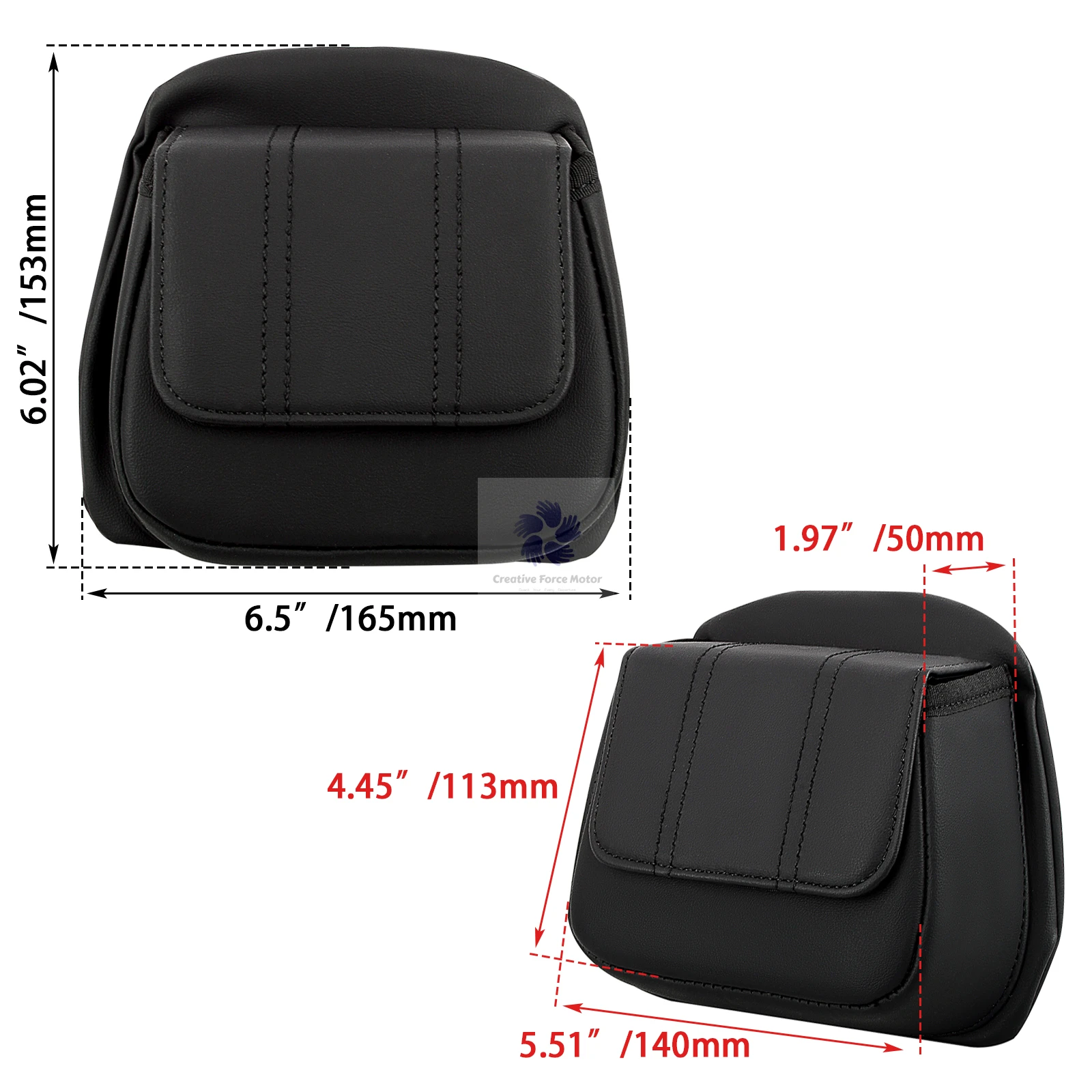Motorcycle Lower Fairing Panels Storage Pouches tool Pocket bag For Harley Touring CVO Limited Road King Electra Glide 2014-2024