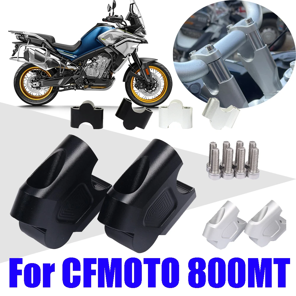 For CFMOTO CF MOTO 800MT MT800 MT 800 MT Accessories Handlebar Riser Mount Clamp Handle Bar Heightening Move Back Adapter Parts