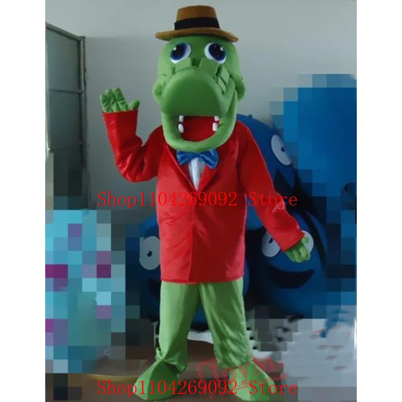 Animal Cartoon Crocodile Mascot Costume Cosplay Costumer Birthday Character Party Fancy Dress Adult Suite Factory Custom sli1551