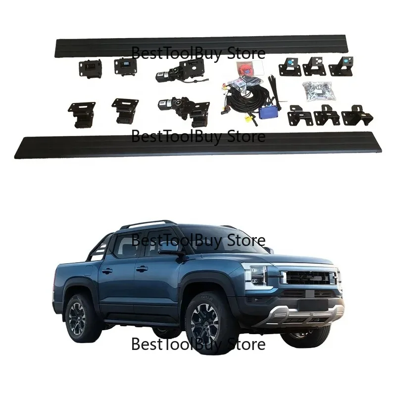 

Noble Factory Hot Sale Pickup Truck Power Step Aluminum Alloy Car Power Running Board for Shark 6 Electric Side Step