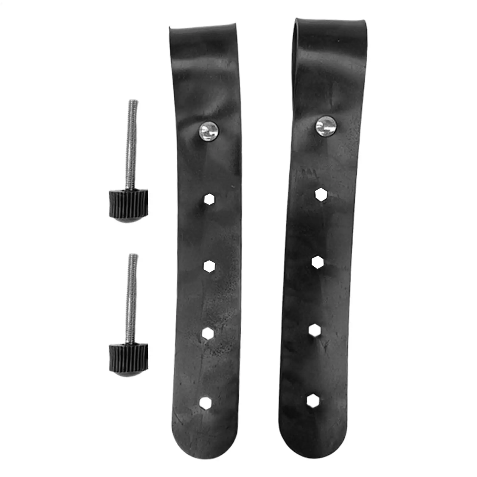 2pcs Piano Stand Straps PU Leather Adjustable Fixing Ties Keyboard Locking Straps for Home Studio Concert Party Performance
