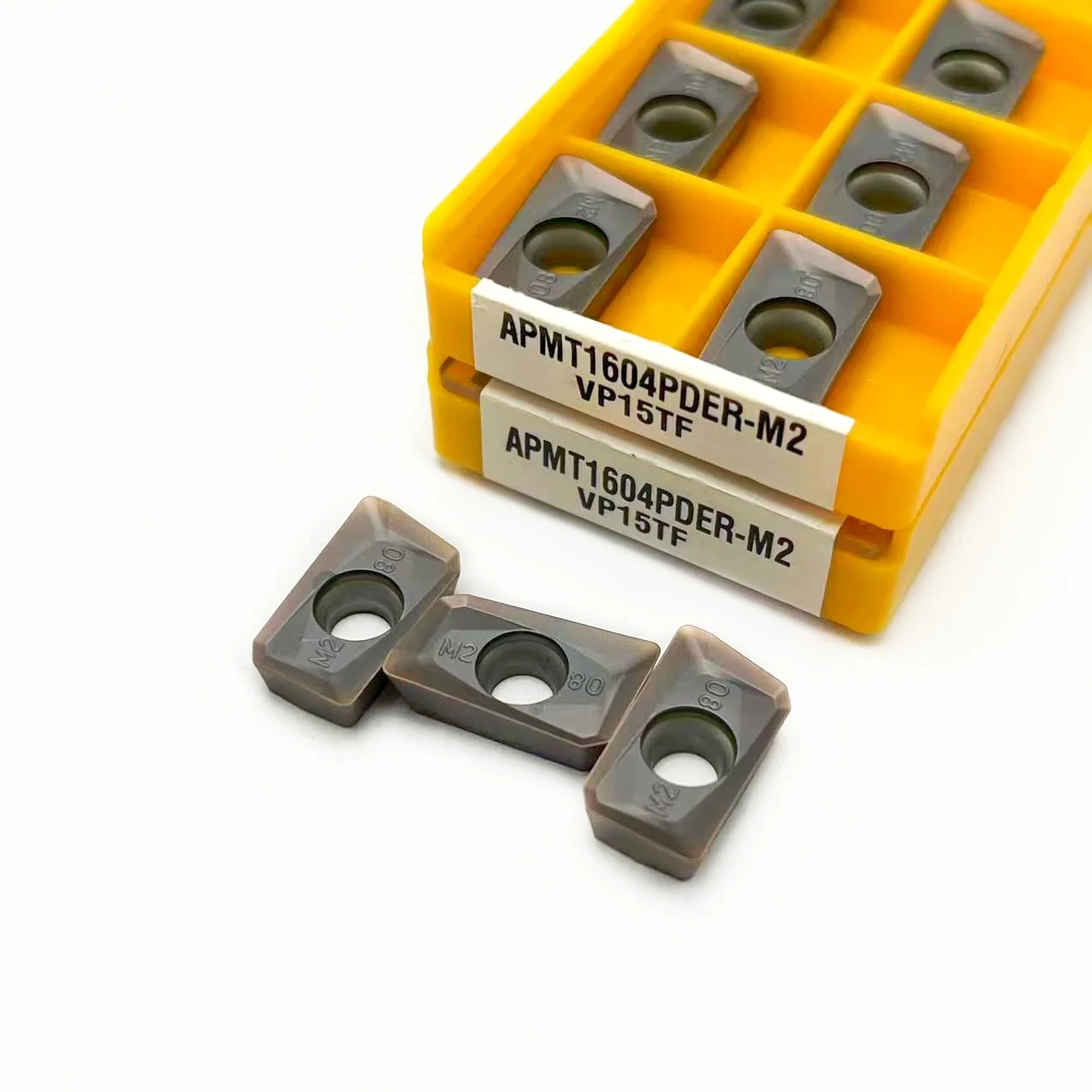 APMT1604 M2/H2 VP15TF تحول أداة كربيد إدراج APMT1604 VP15TF الوجه مطحنة مخرطة طحن أدوات الكمبيوتر القاطع طحن أدوات الكمبيوتر