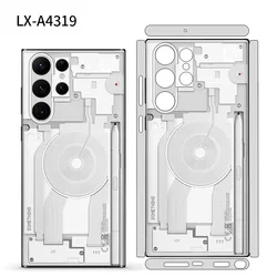 For Samsung S24 S22 Ultra S25 S20 S23 Note20ultra Nothing phone Stickers Cases Back Cover Decal Skin 3M Film Protector Skin