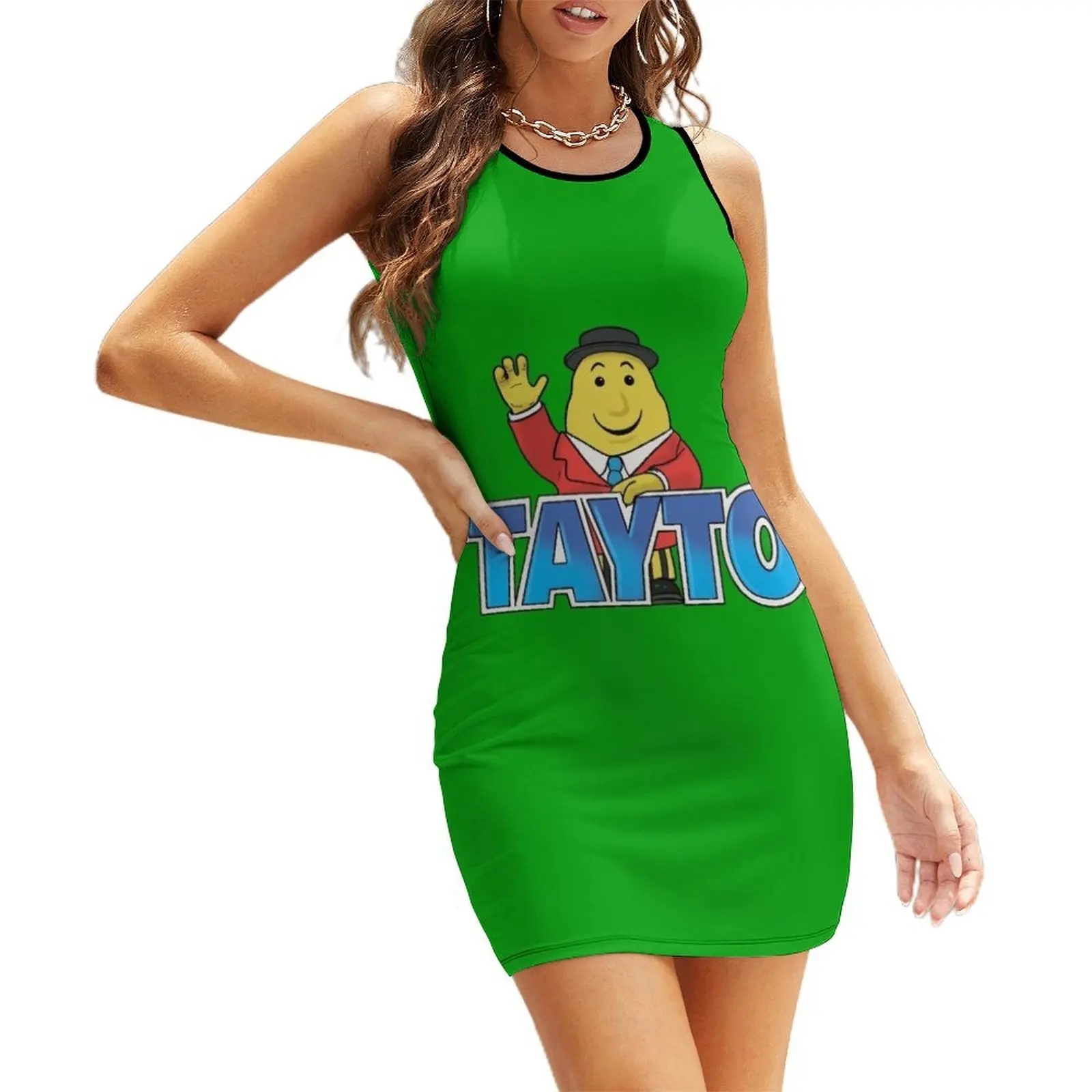 

Mr Tayto Crisp Man fan art Sleeveless Sundress women's evening dresses 2025 evening dress women evening dress ladies