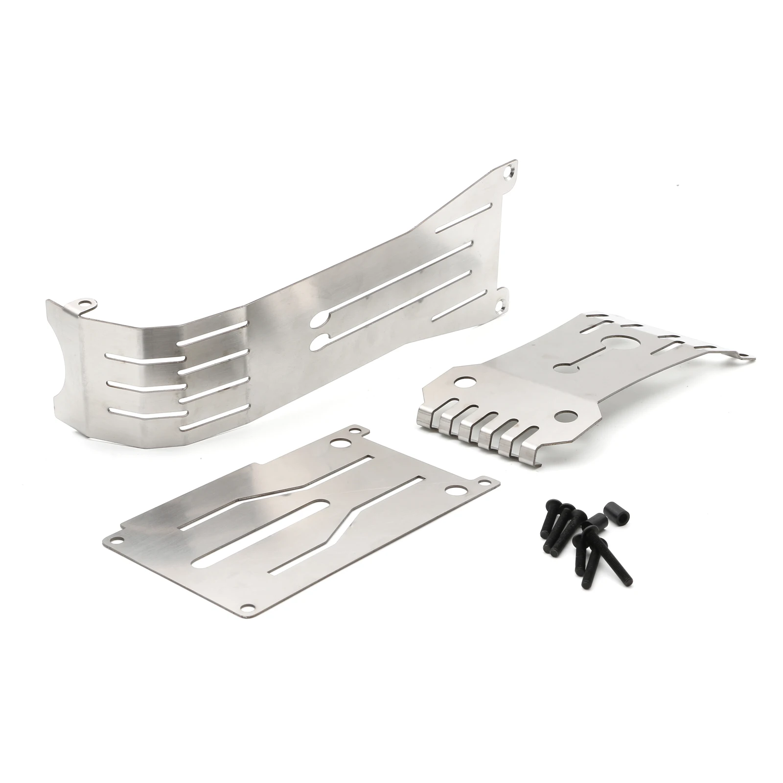 ステンレス鋼シャーシアーマースキッドプレートアクスルプロテクタータミヤホットショット II 2024 58737 1/10 RC カーアップグレードパーツアクセサリー