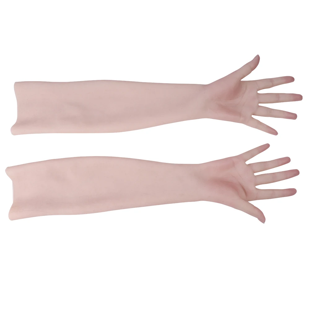 8TH GEN Eyung Artificial Skin Female Hand Mannequin Silicone Crossdresser Gloves 1 Pair for Cosplay Corssdress hand model props