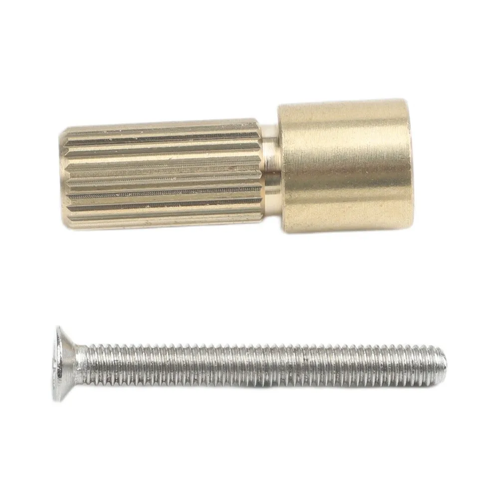 Brass 24-Tooth Extension Sleeve for Faucet Valve Cores Matching 9.6mm Thread Dimensions in Common Faucet Models