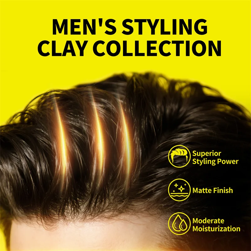 Sevich 80g Hair Wax Clay Long-Lasting Hair Cream For Men Hair Strong Hold Hair Styling Wax Stick Hold Low Shine Modeling Paste