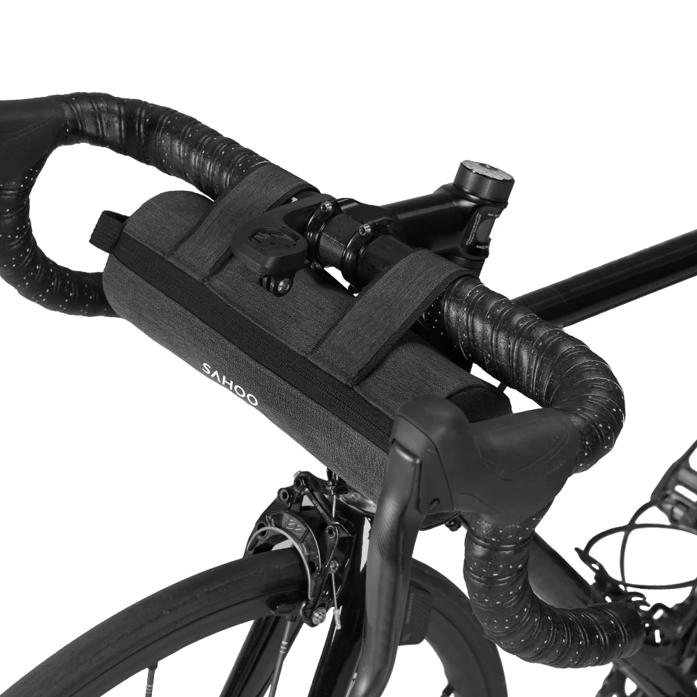 Bike Handlebar Bag Cycling Top Tube Bag Bike Bicycle Front Frame Bag Cycling Strap-on Storage Bag