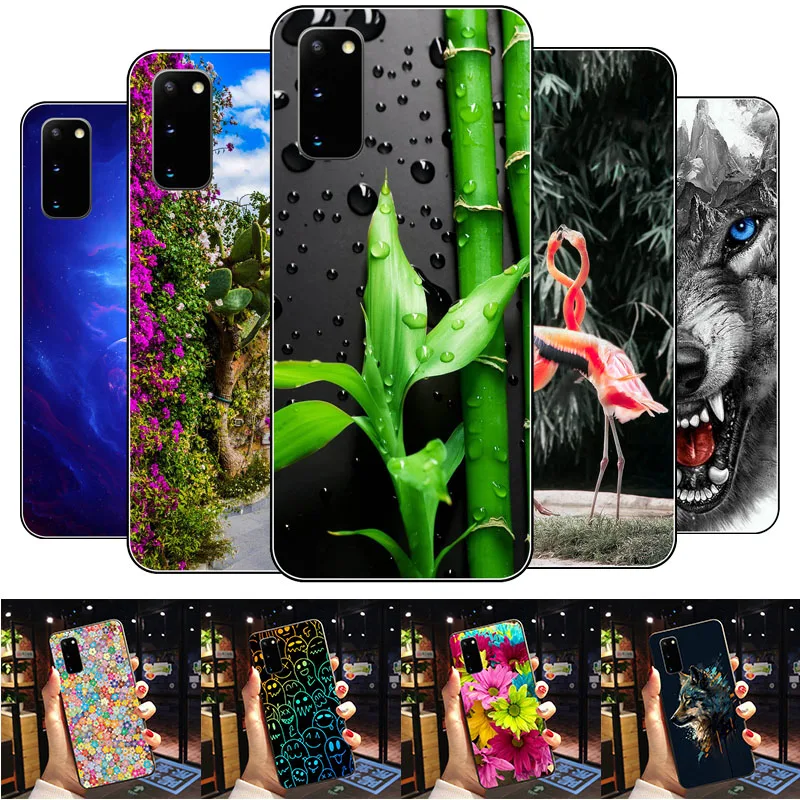 Silicone Case For Samsung Galaxy S20 SM-G980 SM-G980F SM-G980F/DS SM-G981 Cases Cute TPU Cover Phone Case For Samsung S20