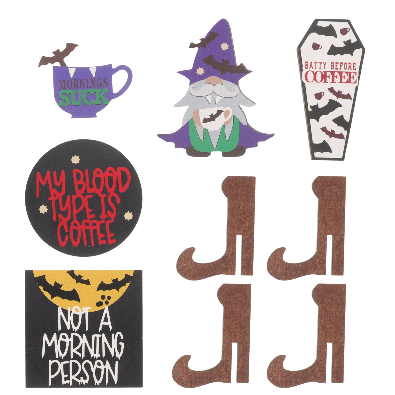 

Halloween Tabletop Decorations Tiered Tray Trays for Desk Layered Ornament Ornaments