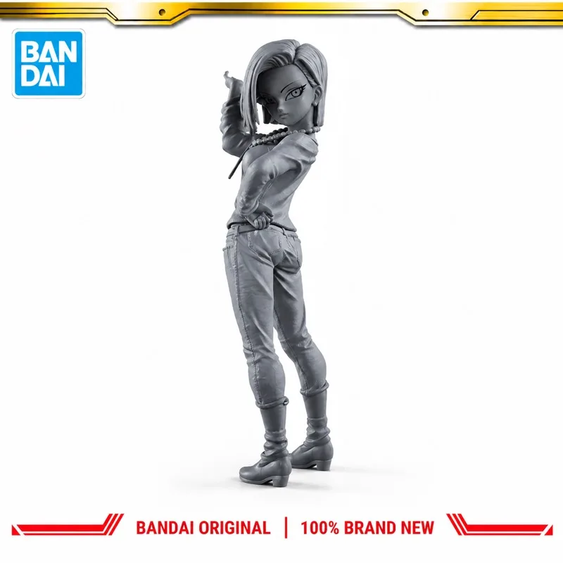 

In Stock Bandai Original Banpresto Dragon Ball Android 18 Action Figure Model Doll Brand New Boxed Anime Characters Toys Model