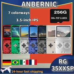 ANBERNIC RG35XXSP RG 35XXSP Fold Handheld Game Console Video Game Consoles 3.5Inch IPS Screen 3300mAh Linux System 256G PSP Game