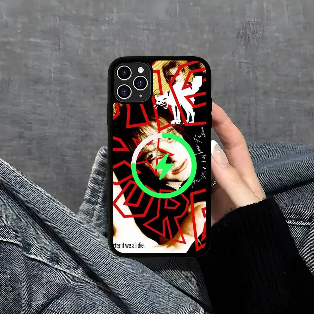 Rock Band The Cure For IPhone 17 Air 16 E 15 14 13 12 11 Pro Max Plus PC Shock TPU Cover For Magsafe Phone Cover