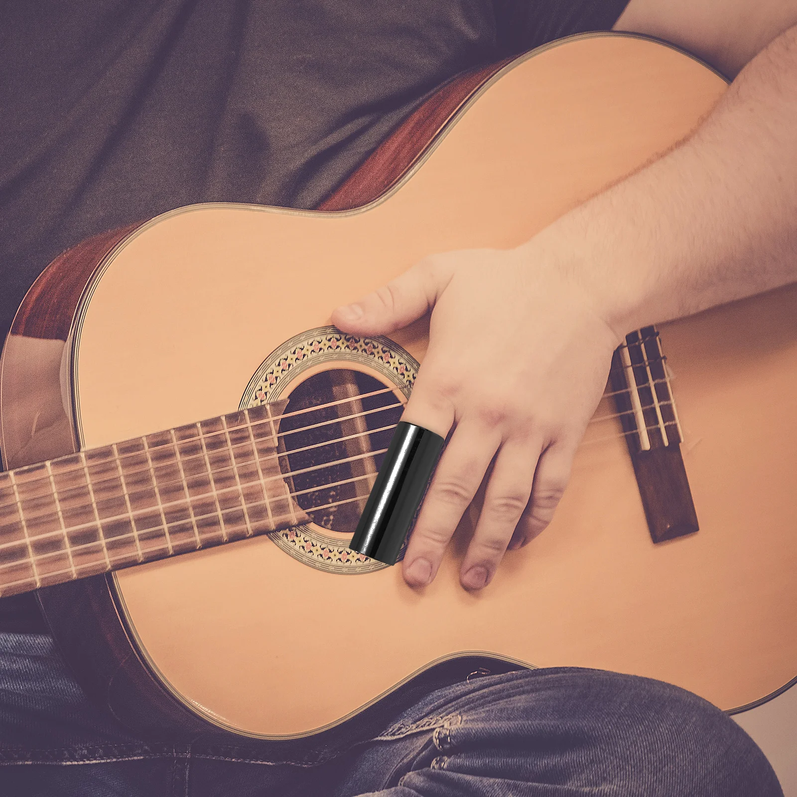 

Professional Stainless Steel Guitar Slide Durable Bass Slide Bar Practical Guitar Accessory Clear Bright Tone for Guitarists