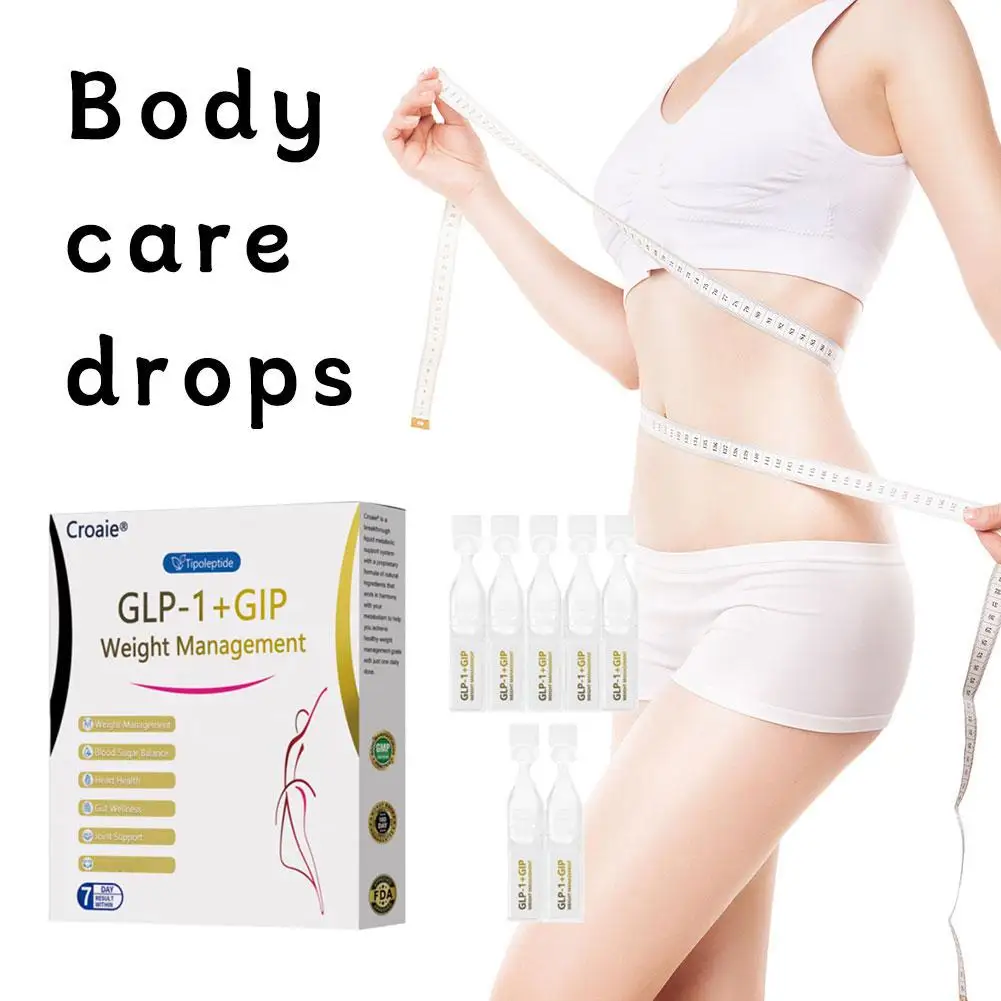 5/10/20PCS GLP-1+GLP Body Management Drops Daily Weight Control Blood Sugar Balance Nourishing Support Body Care Drops