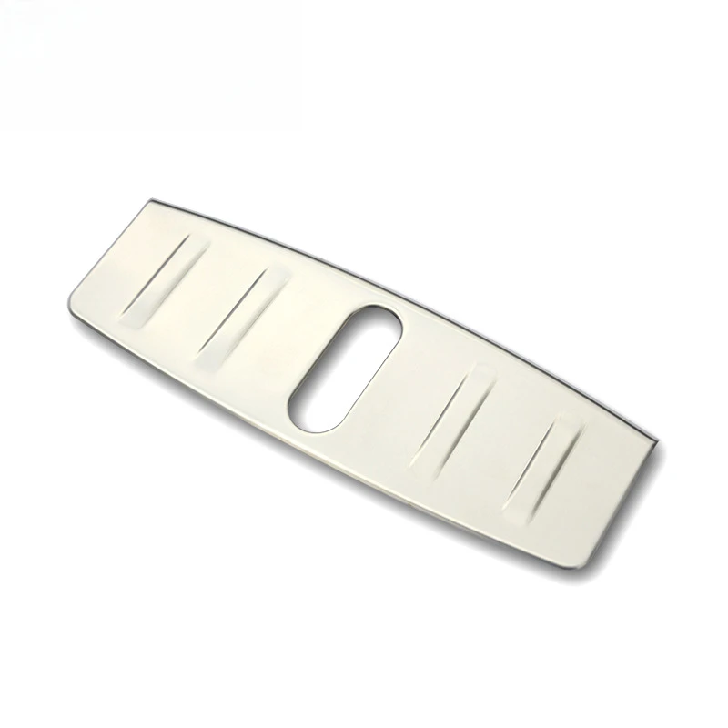 Suitable for Tesla Model 3 Stainless Steel Front and Rear Protective Plate Protective Sticker Anti-Collision Modification Guard
