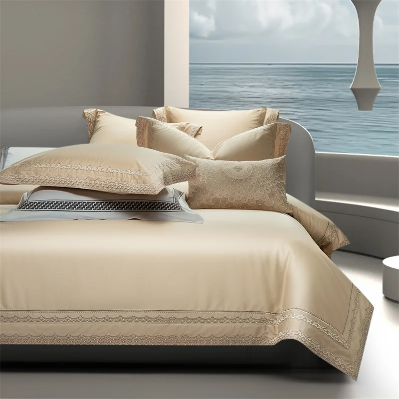 4Pcs Luxury Embroid…