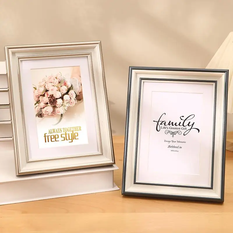 6/8/10 Inch Photo Frame - Minimalist Horizontal Frame - Wall-mounted Plastic Photo Frame For Hanging In Living Room Or Bedroom