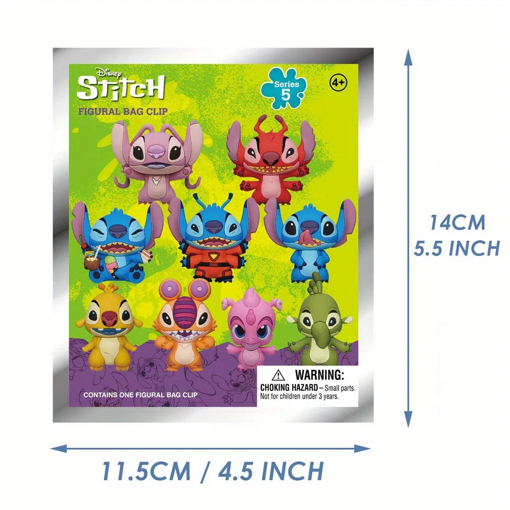 Stitch Officially Licensed PVC Blind Box Keychain Mystery Bag Clip Gift Disney
