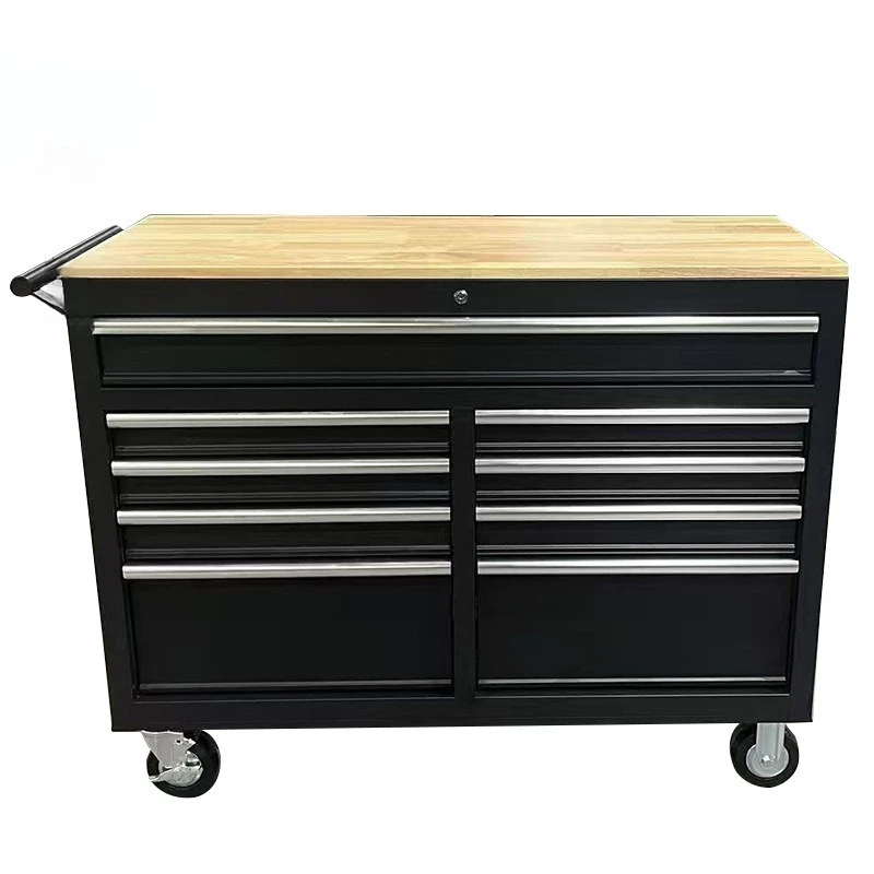 9, мобильный верстак для инструментов из деревянной доски, трансграничная популярная тележка для инструментов для парикмахерской, удлиненный тяжелый шкаф для инструментов