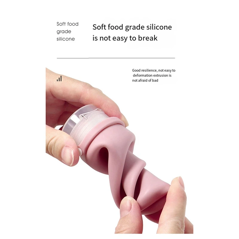 90 мл дорожная силиконовая бутылка для заправки, гель для душа, бутылка для заправки шампуня, пустая бутылка для заправки сжиманием