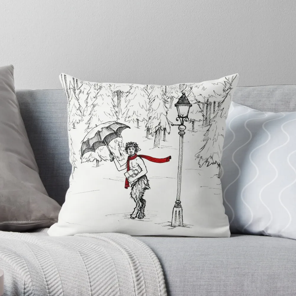 The Lion, The Witch, and the Wardrobe, The Chronicles of Narnia Mr. Tumnus Throw Pillow Sofa Covers Pillowcase