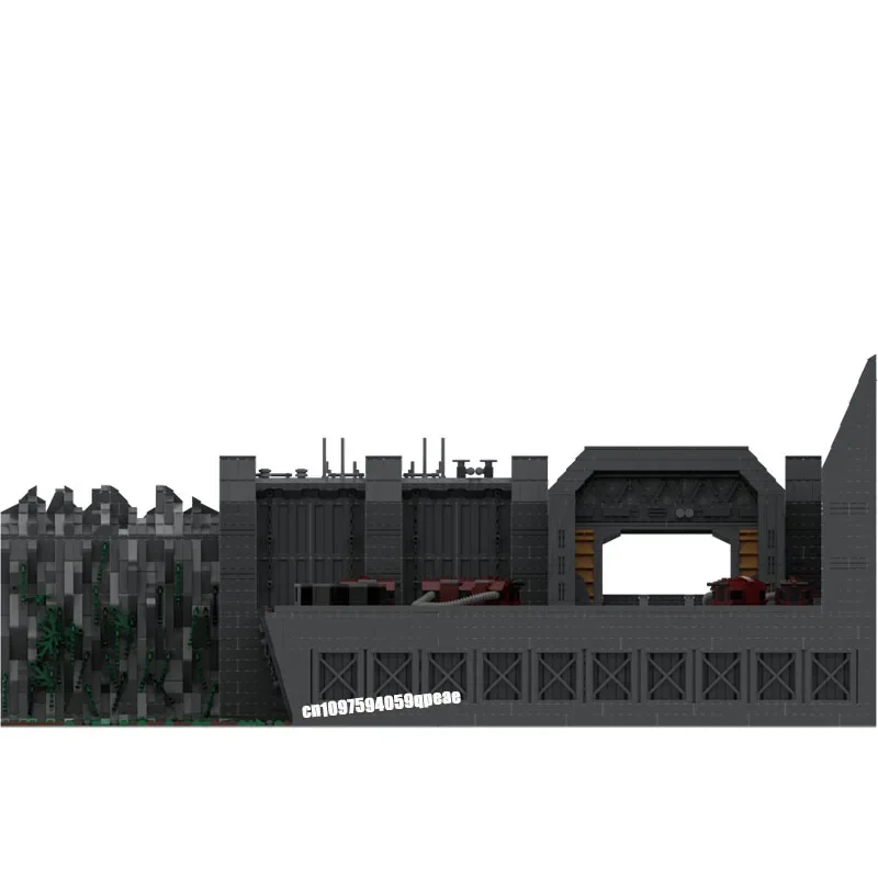 Nuevo 5572 Uds. Famoso película de batalla de estrellas plataforma de carga Moc modelo de Base espacial rompecabezas personalizado Diy Ideas creativas juguete para niños regalo de cumpleaños
