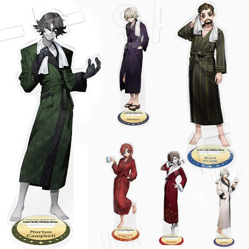 Anime Game Identity V Hot Spring Acrylic Stand Figure Lily Barriere Wendy Brynhildr Kurt Frank Ithaqua Model Standing Desk Decor