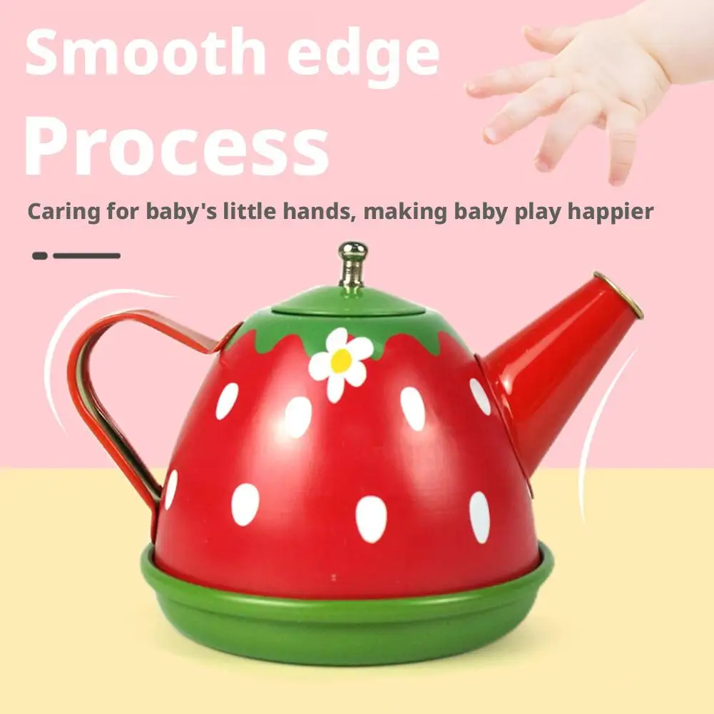 模擬アフタヌーンティーセットおもちゃごっこ遊びおもちゃ子供用キッチンアクセサリー教育玩具女の子男の子ギフト