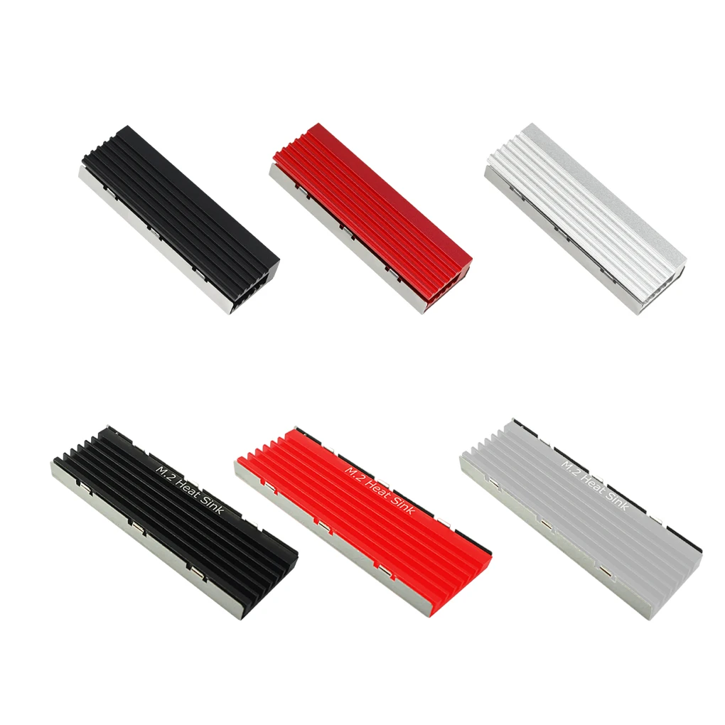 Efficient Heatsink For M2 SSD Corrosion Rust Prevention Resistant To Dirt Solid-state Drive Heatsink Black single layer