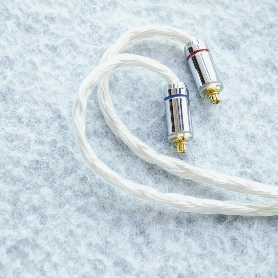Replacement Cable for FiiO FH3/FH5s/FH19 - 24-Strand Silver-Plated