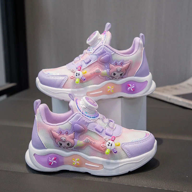 

Sanrio hello kitty kuromi Sneakers Girls Sports Shoes Spring and Autumn New Children's Casual Shoes Princess running Dad Shoes