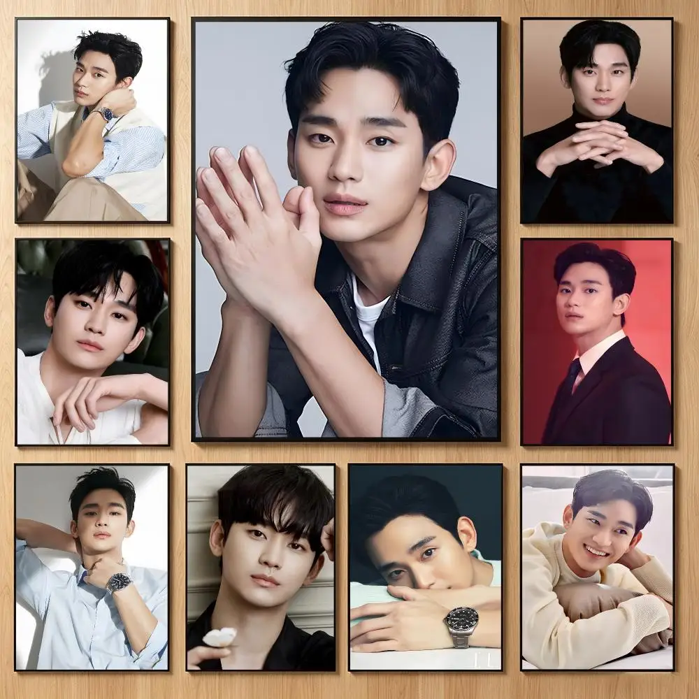 Affiche Captivating Actor K-Kim Soo-hyun, autocollant mural classique en PP pour salon, bar, décoration, cadeau