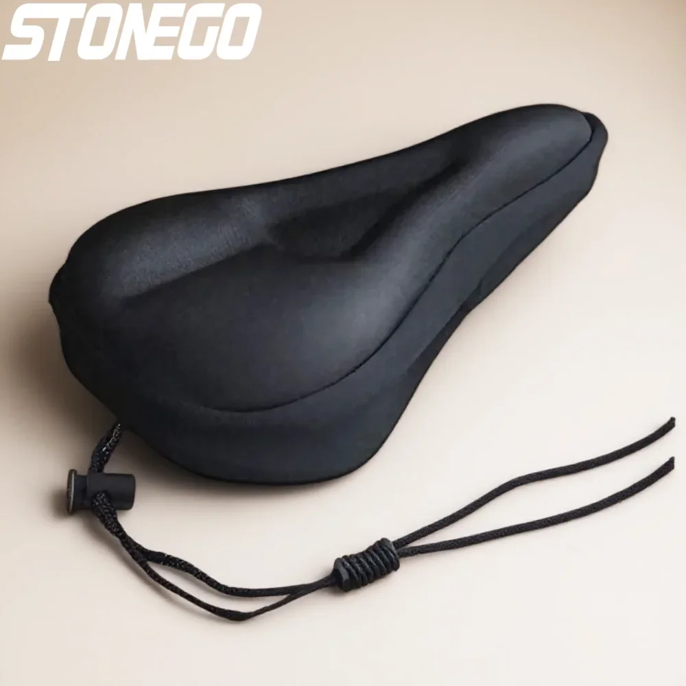 Comfortable Wide Gel Bicycle Seat Cover Foam Padding Cycling