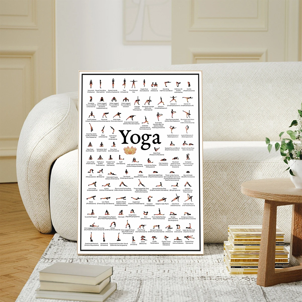 Woman Yoga Moves Lotus Canvas - Badminton Poster 评论和价格