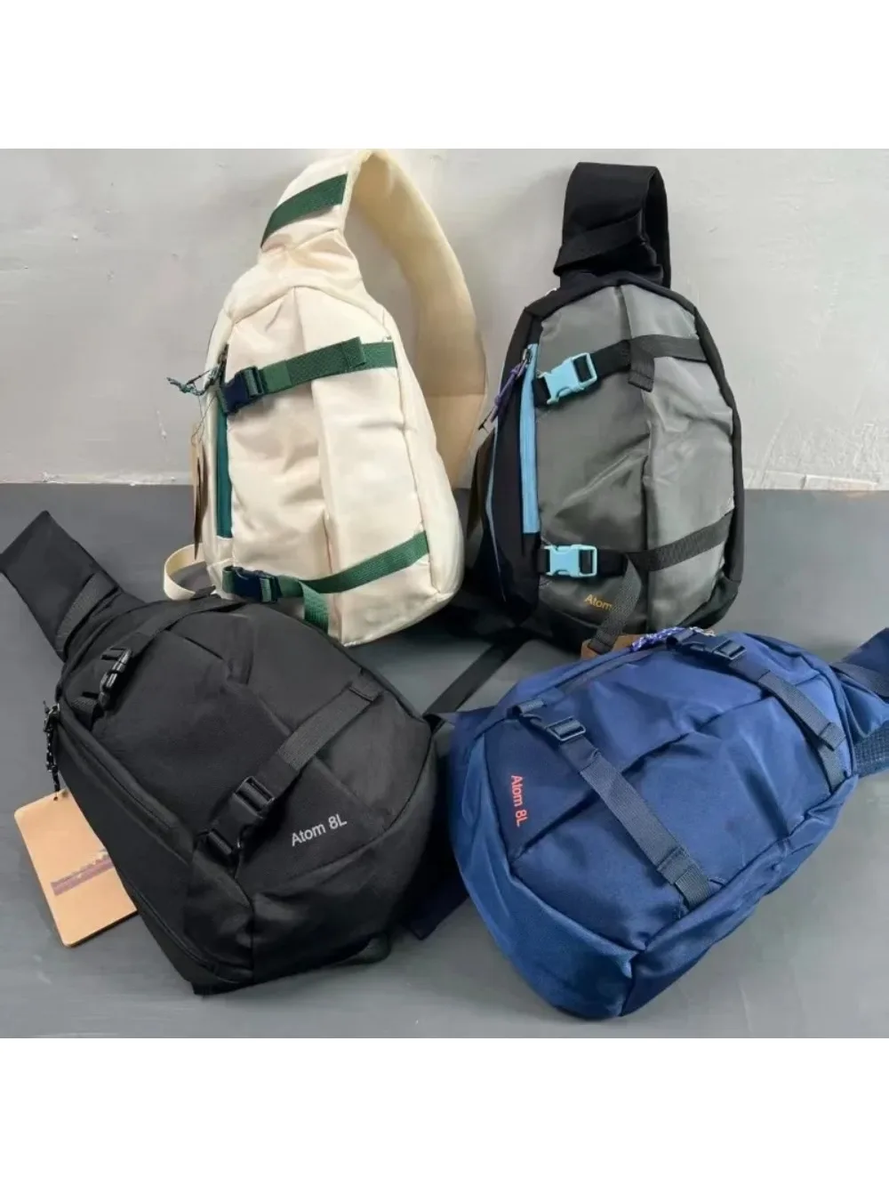 AliExpress NONE Men's and women's chest bags, 8L large capacity outdoor sports waterproof backpack, leisure hiking backpack, cycling backpack