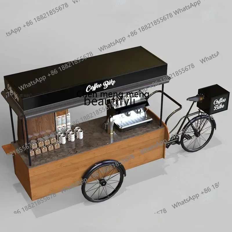 cc182Outdoor mobile food truck display props Scenic street view stall Food truck Coffee truck