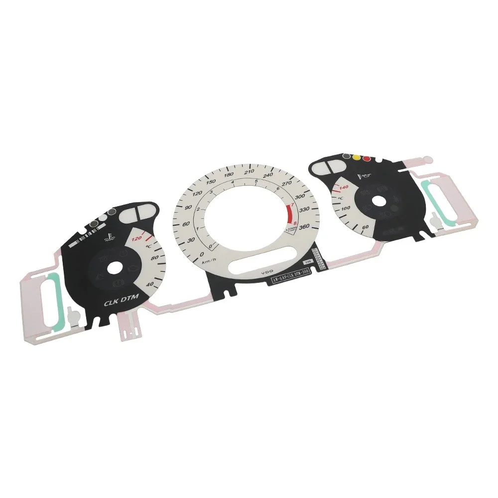 

Панель приборной панели с EL-подсветкой (холодный свет) для Mercedes W209 CLK DTM 360KM/H, ремонт подсветки приборной панели