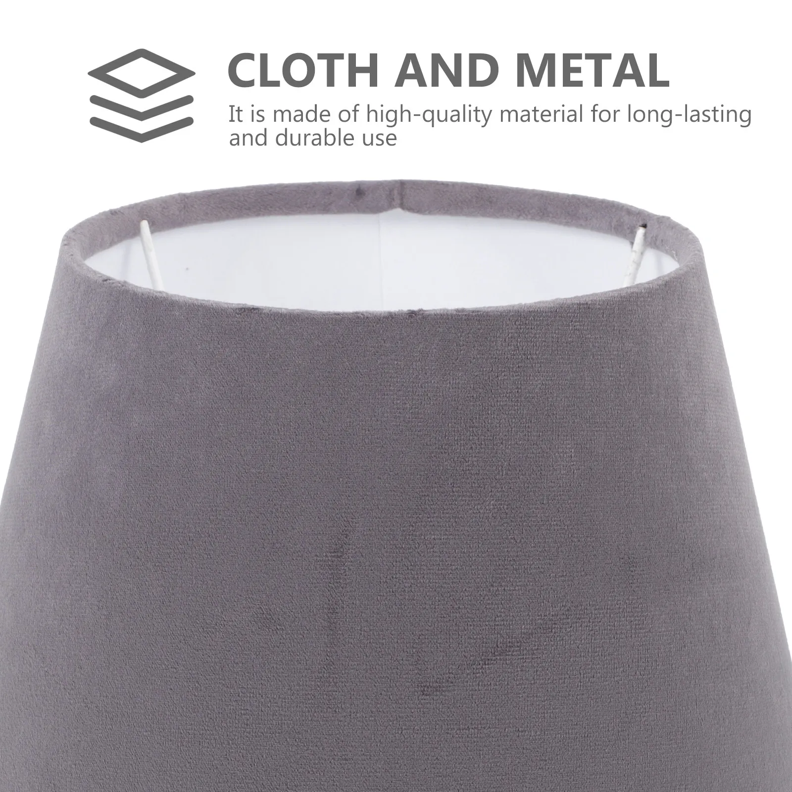 1pc Velour Lampshade Creative Simple Light Cover Decorative Cloth Shade For Table Lamp Chic Desktop Light Shell