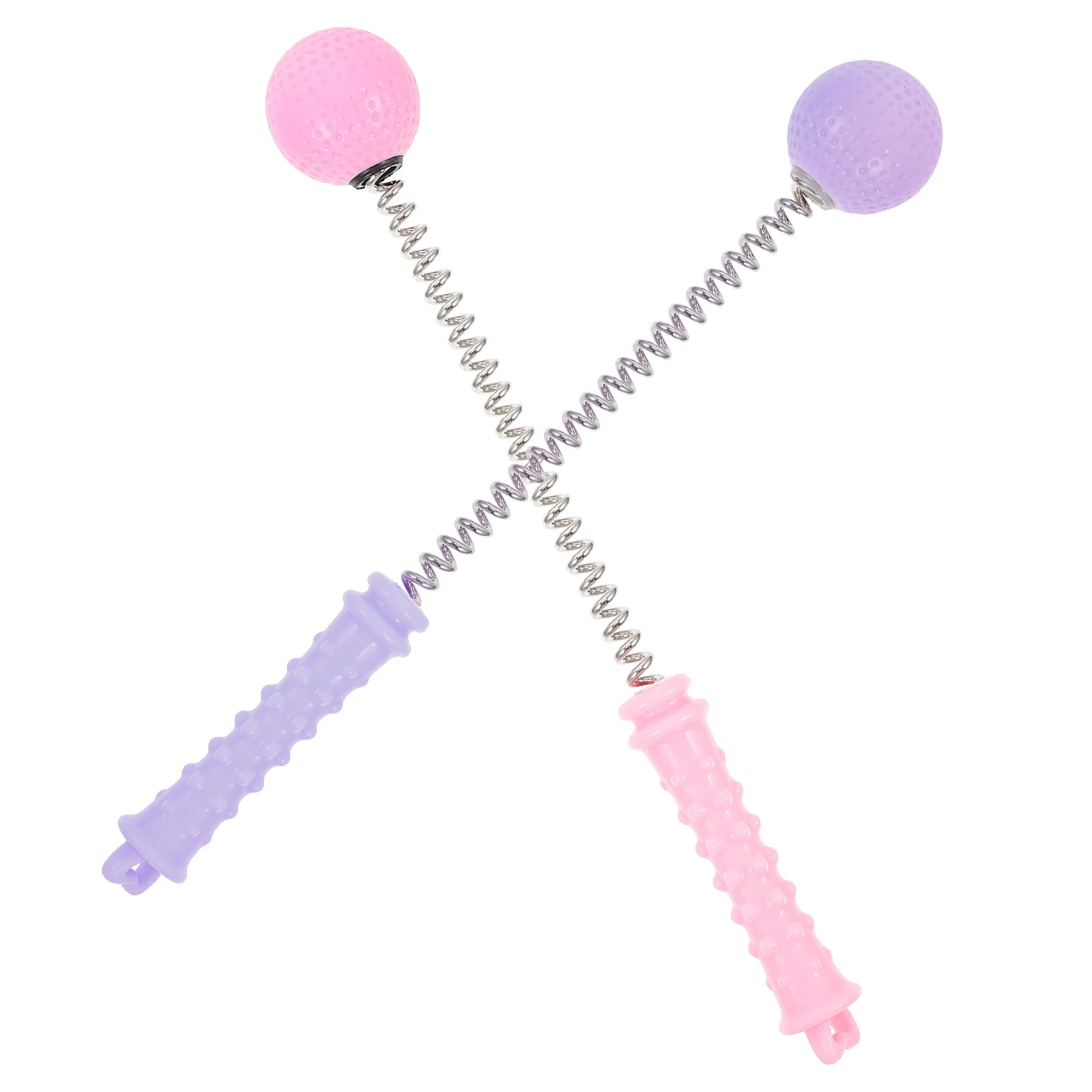 

2 Pcs Shoulder Massager Back Hammer Ball Roller Stick Practical Massaging Sticks Travel